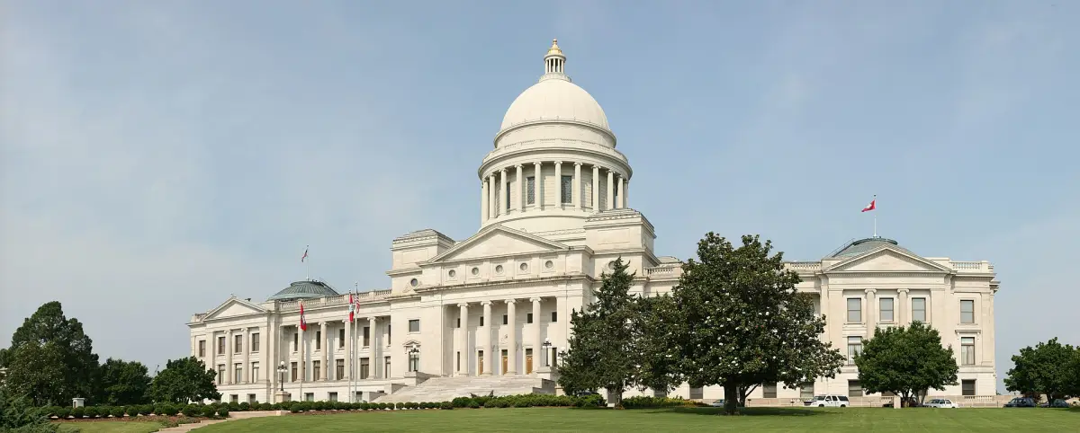 Arkansas State Capitol in Little Rock, Arkansas